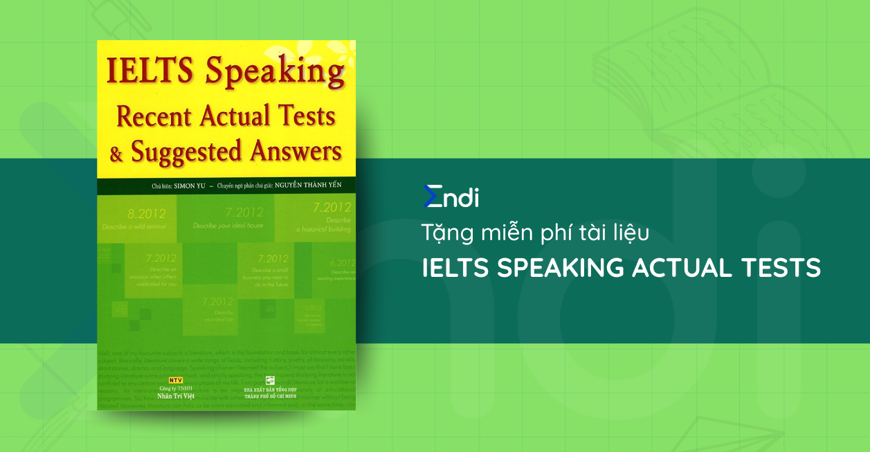 IELTS Speaking Actual Tests